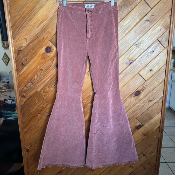 We The Free Mauve Just Float Corduroy Pants - Picture 5 of 6